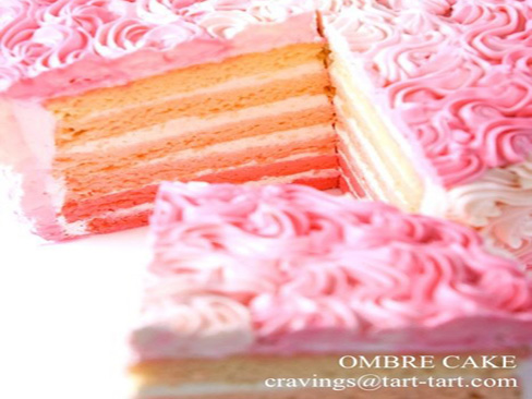 Rose Ombre Cake. Toko Cake Jakarta